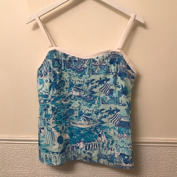 Lilly Pulitzer Tops - Lily Pulitzer Fresh Catch Marianne Top 12